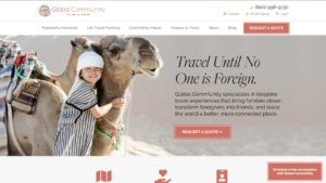 Global CommUnity Travel — portfolio preview