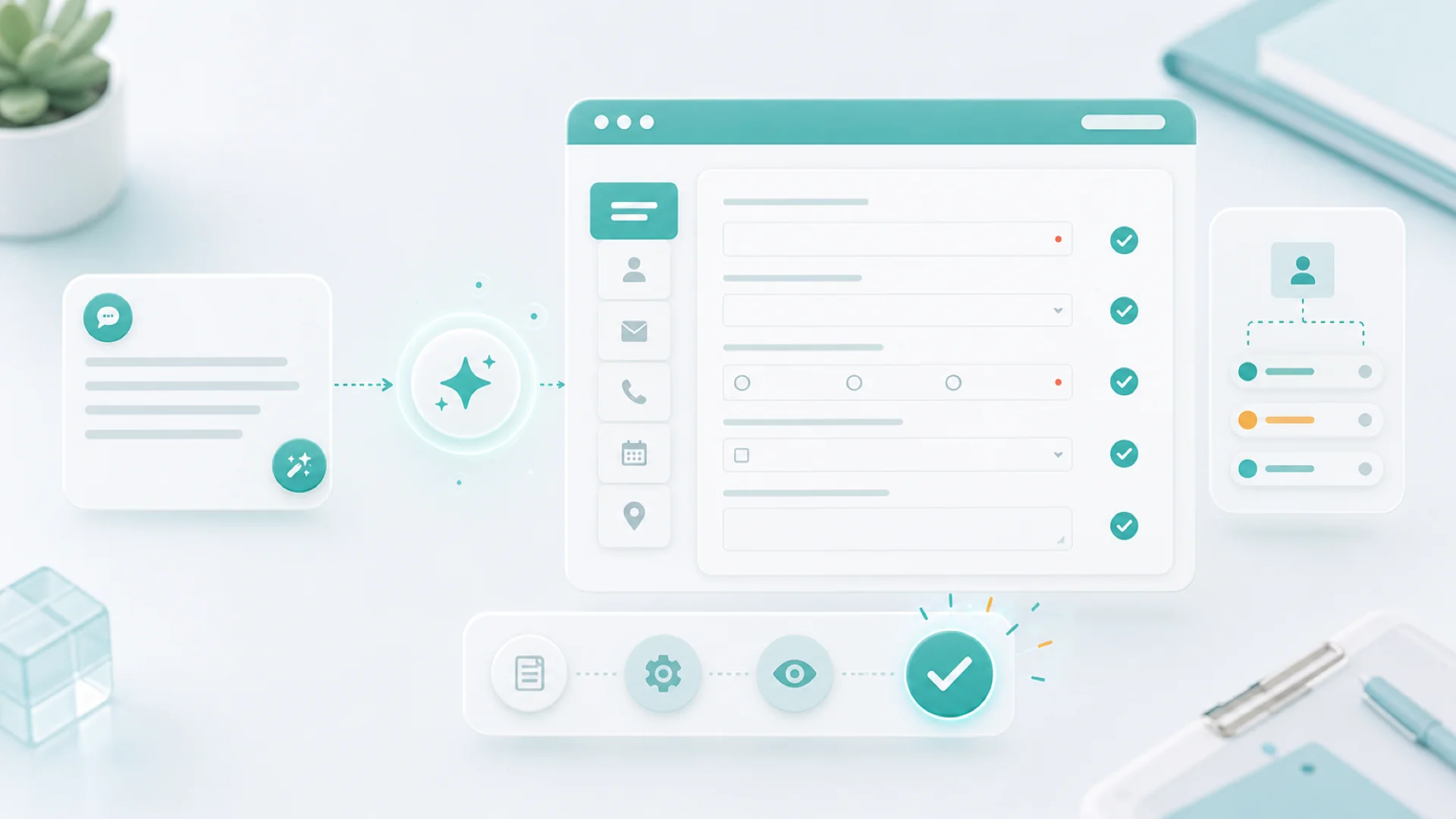 Describe a Form, Get a Form: AI Form Building in Practice