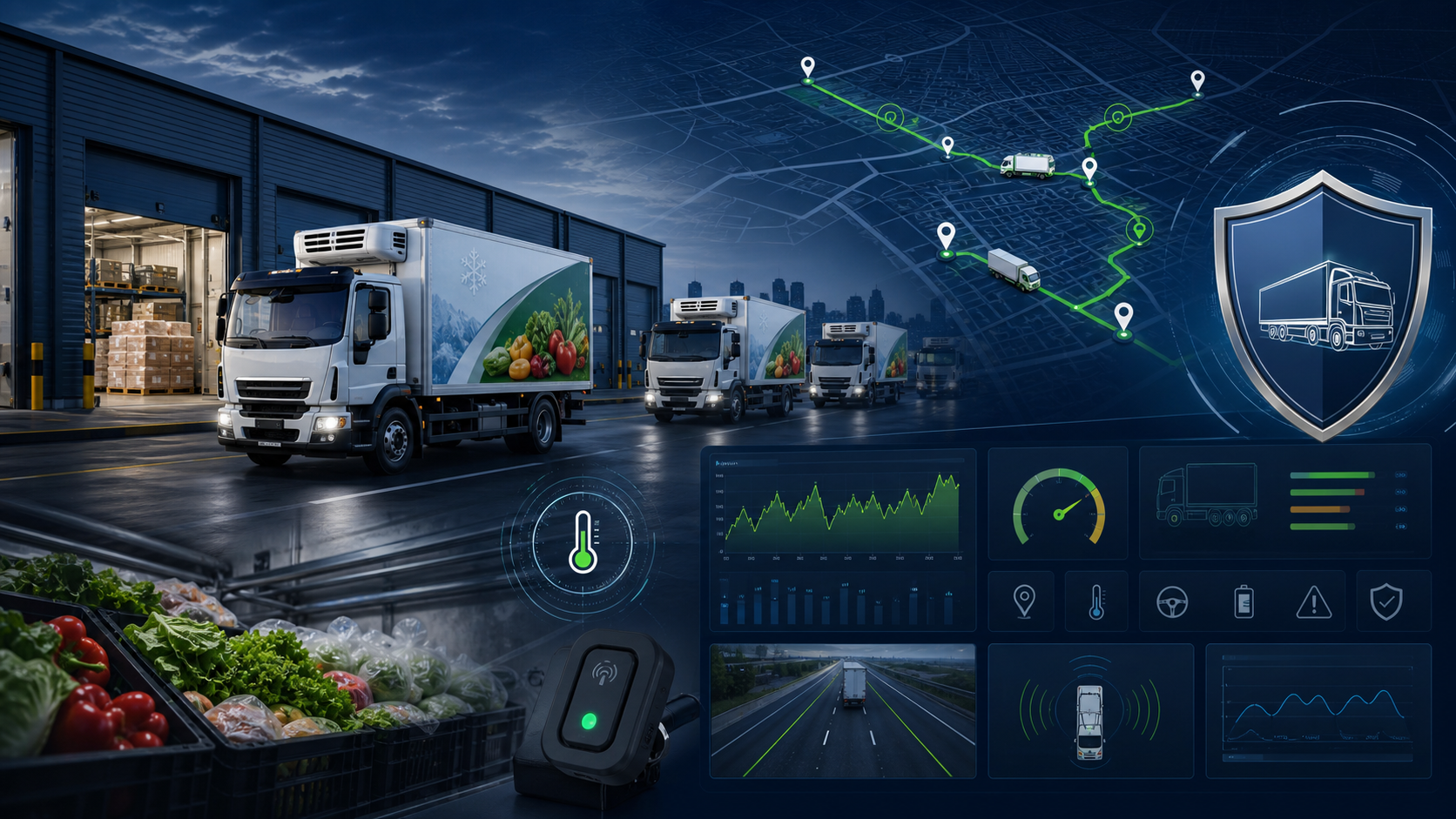 Telematics for Food & Beverage Fleets: Lower Claims, Better Insurance Outcomes