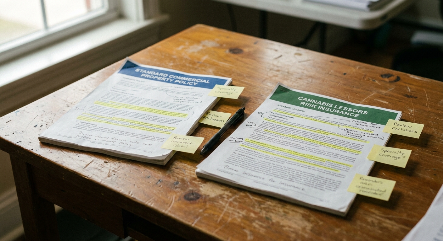Cannabis Lessors Risk vs. Standard Commercial Property in Connecticut: Why Your Existing Policy Won't Cover a Cannabis Tenant