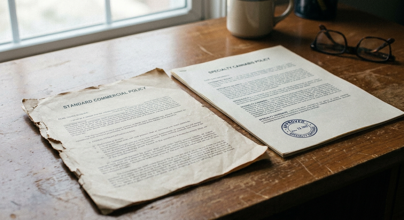 Specialty Cannabis E&S vs Standard Commercial Insurance: Why Generic BOPs Fail Connecticut Operators