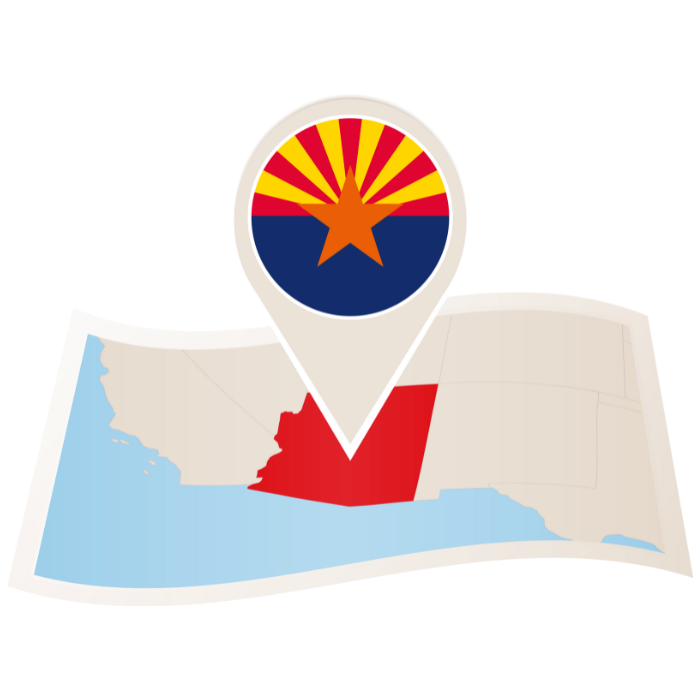 Arizona state outline
