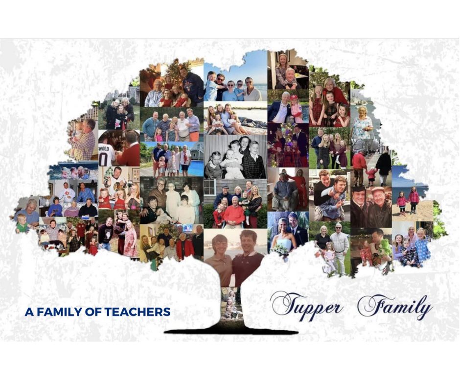 Family photo showing roots of The Giving Classroom journey