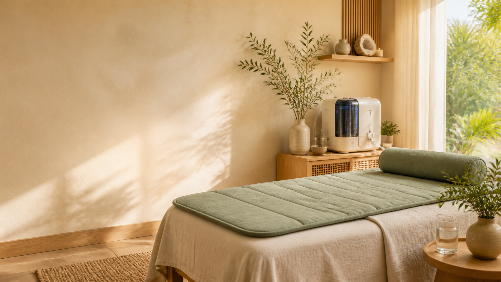 Sala de recuperación terapéutica y artes curativas en Kintsugi Wellness