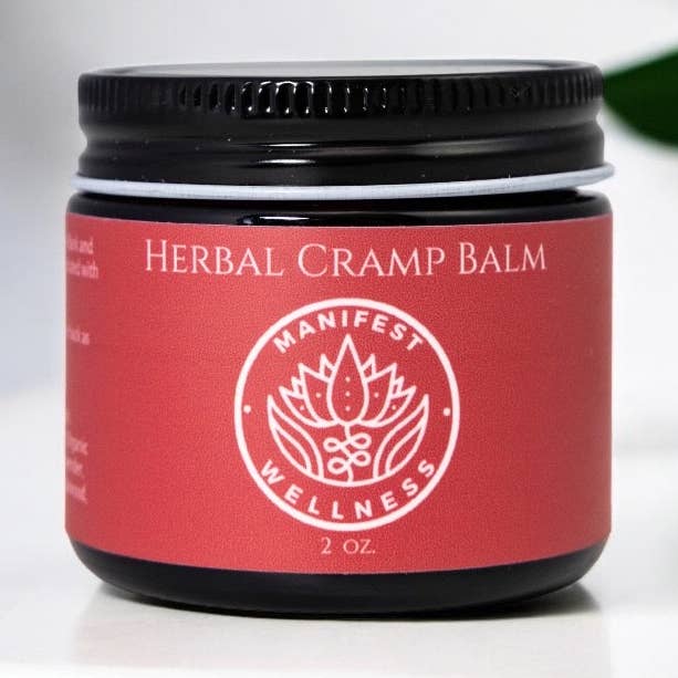 Menstrual Cramp Balm with Cramp Bark, White Willow Bark - Image 1