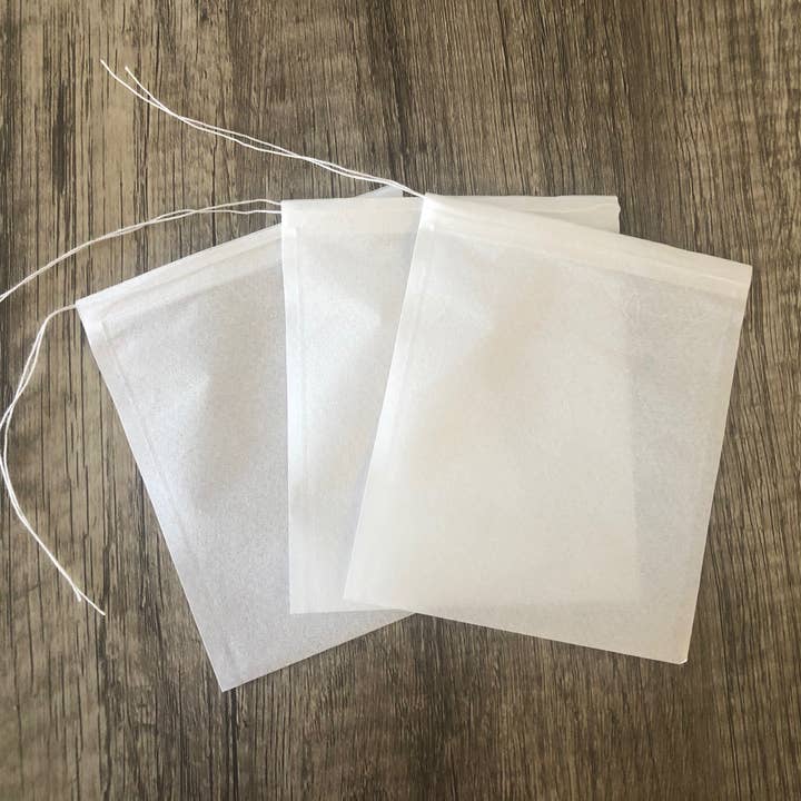 100ct Extra Large Empty Tea Bags / Elderberry Brew Bags / He - Image 1