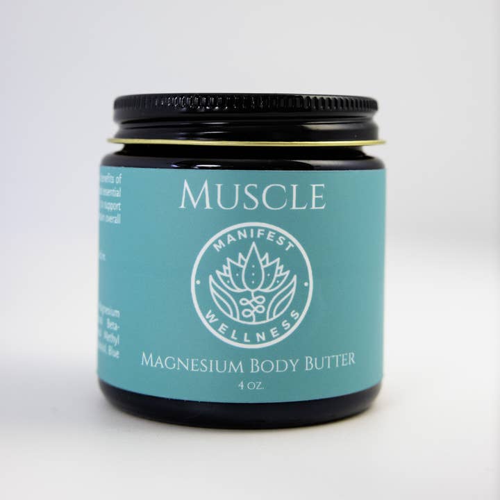 Magnesium Muscle Body Butter Organic Butters & Soothing Oils - Image 3