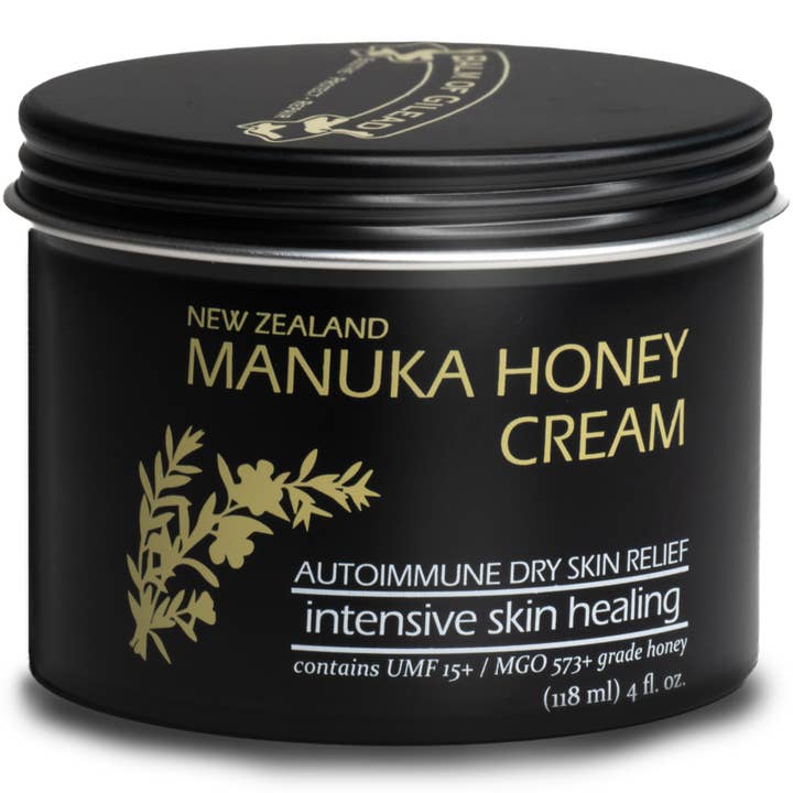 Manuka Honey Cream - Intensive Skin Healing, 4oz - Image 1