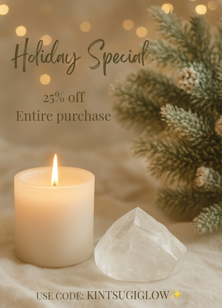 Holiday Special - 25% off single sessions, packages, or gift cards at Kintsugi Wellness