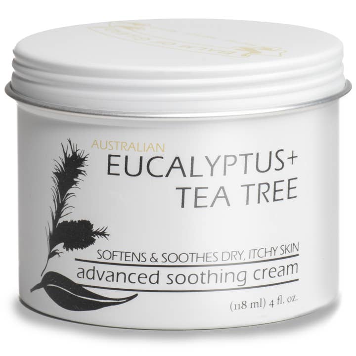 Eucalyptus & Tea Tree Cream - Soothing, Itch Relief, 4oz - Image 1