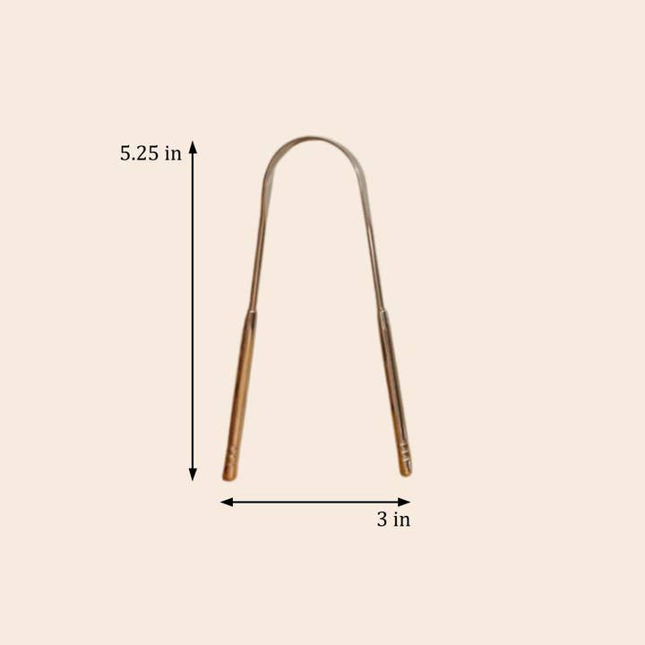 Stainless Steel Tongue Scraper | Stainless Steel - Image 3