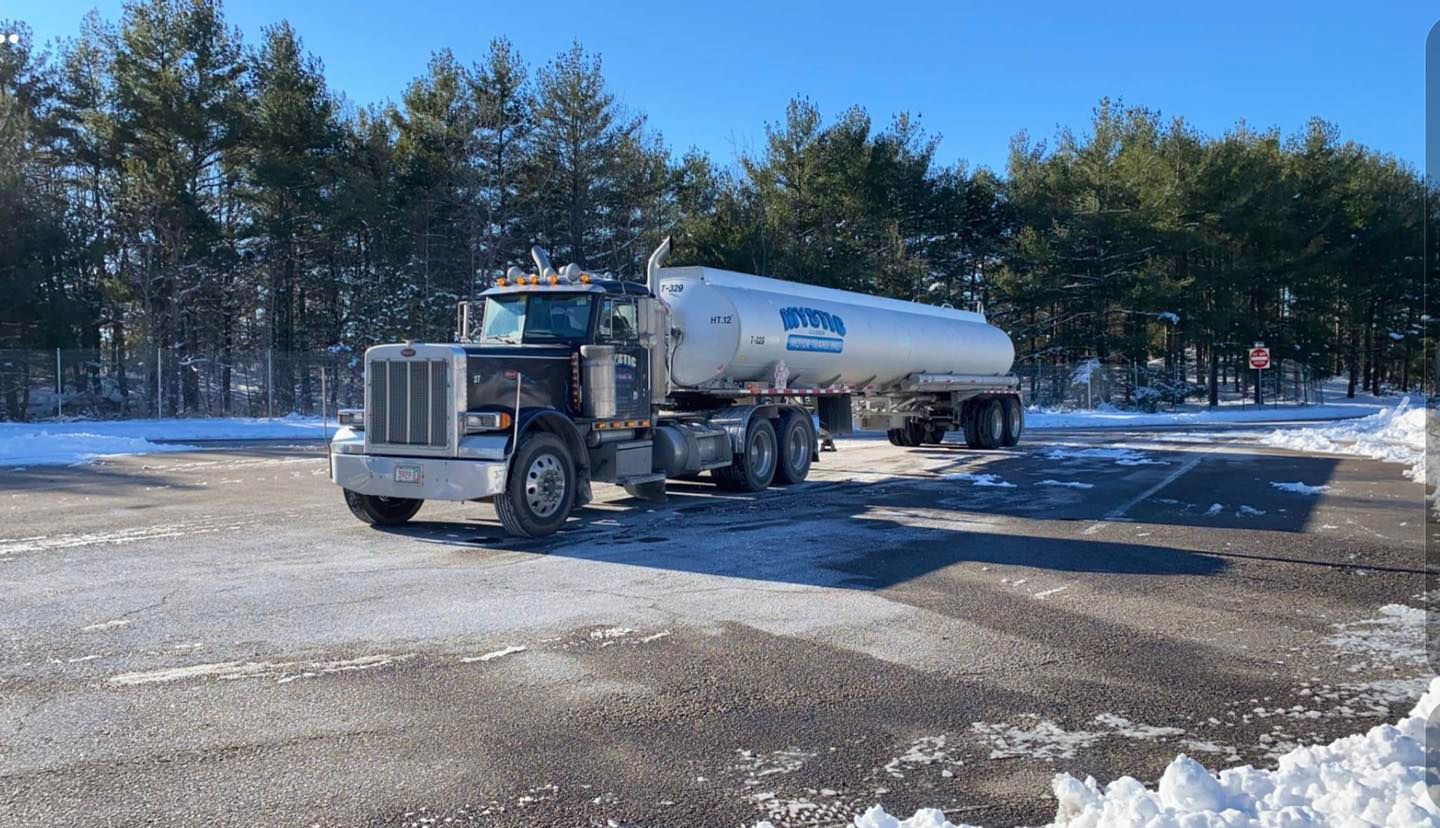 Bulk Fuel Oil Tanker #3 - High-capacity fuel oil transport vehicle equipped with safety systems and efficient pumping capabilities for commercial deliveries