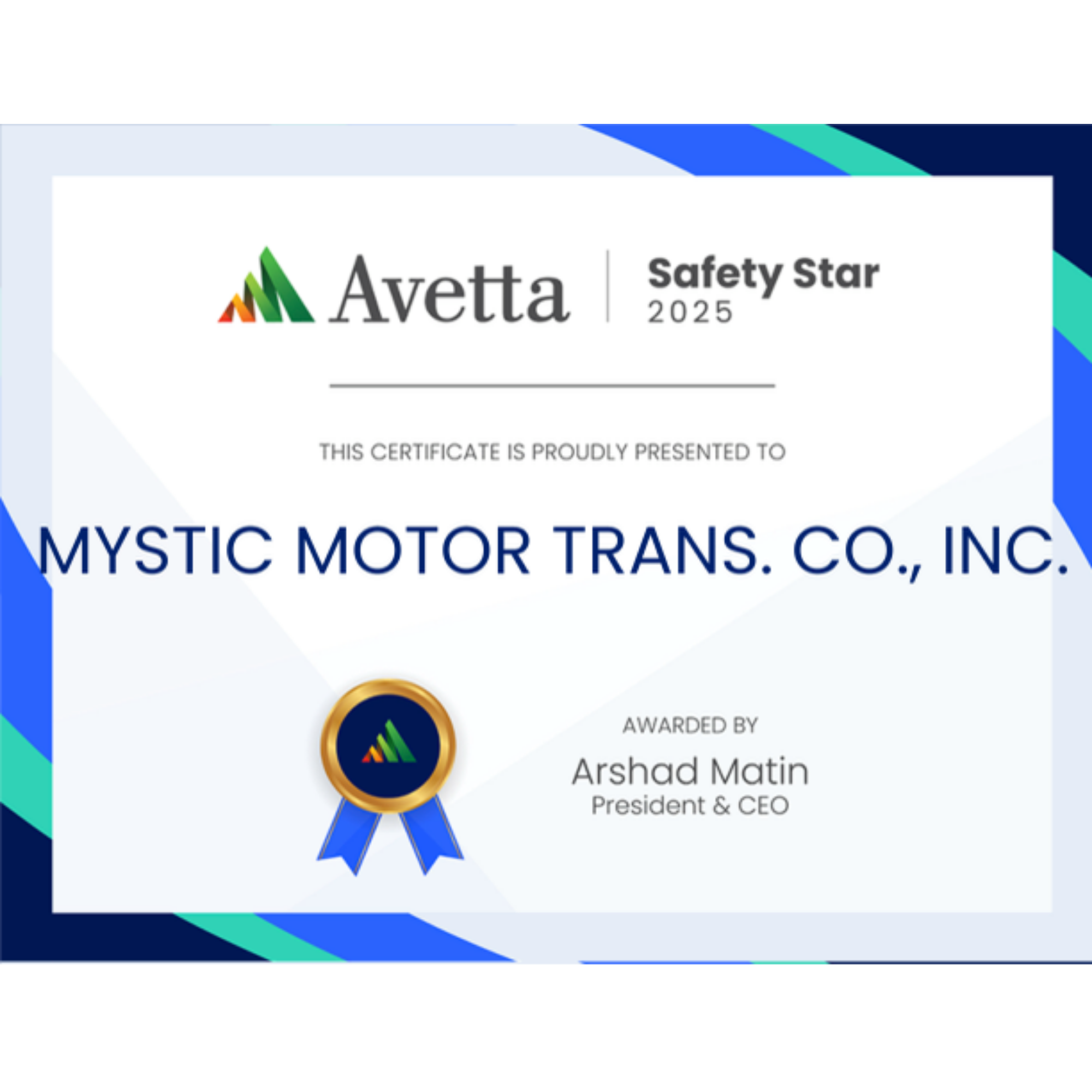 Mystic Motor Transport Truck - Safety First