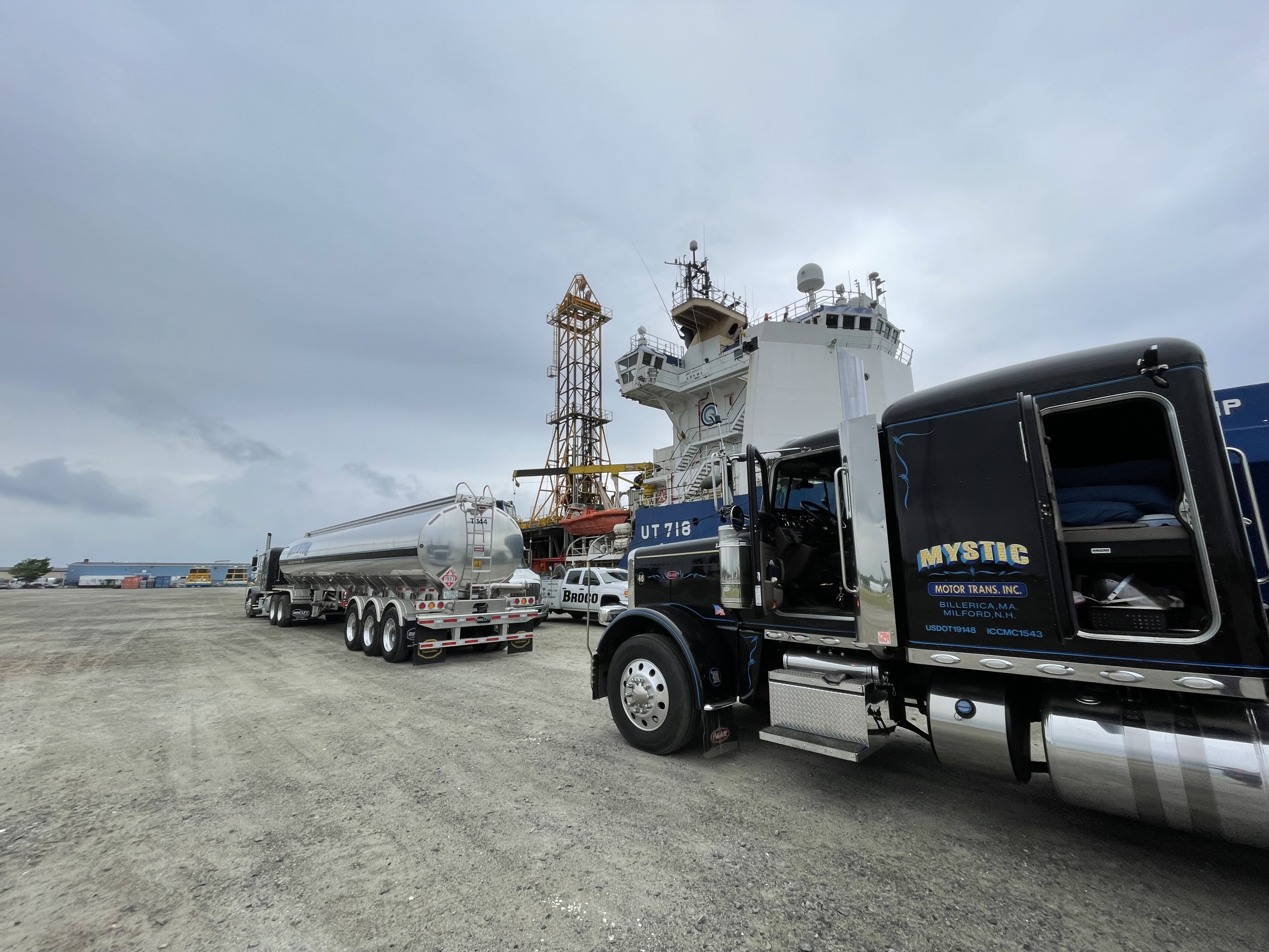 Bulk Fuel Oil Tanker #11 - Custom-built transport vehicle for specialized cargo with advanced loading systems and climate control capabilities