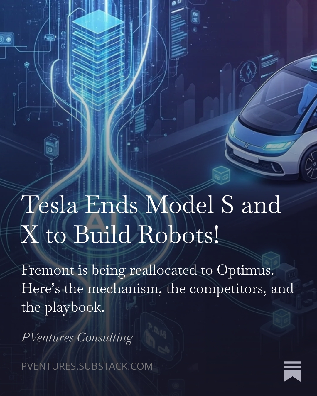 TechThoughts™: Tesla Ends Model S and X to Build Robots!