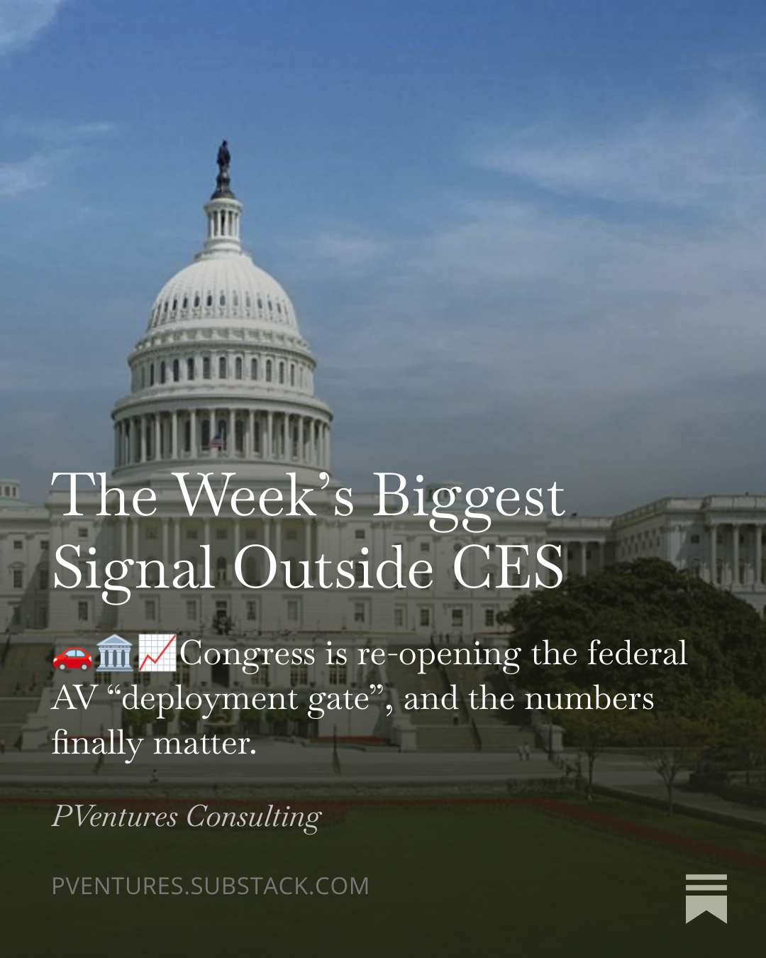 TechThoughts™: The Week's Biggest Signal Outside CES
