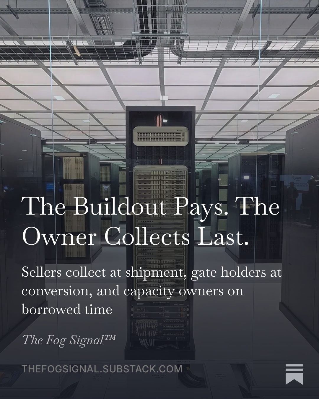 The Sextant™ — The Buildout Pays. The Owner Collects Last.