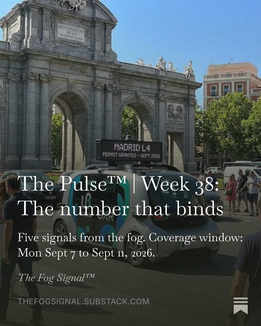 The Pulse™ Week 38: The number that binds — cover image.