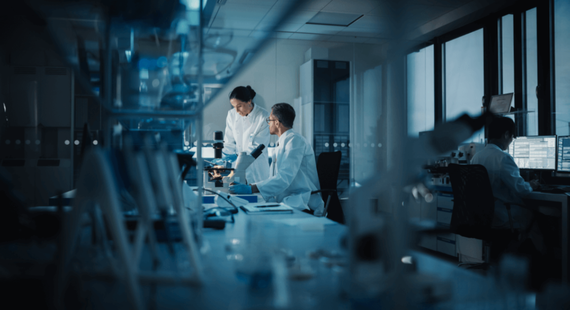 Scientists using high-performance computing interface for research