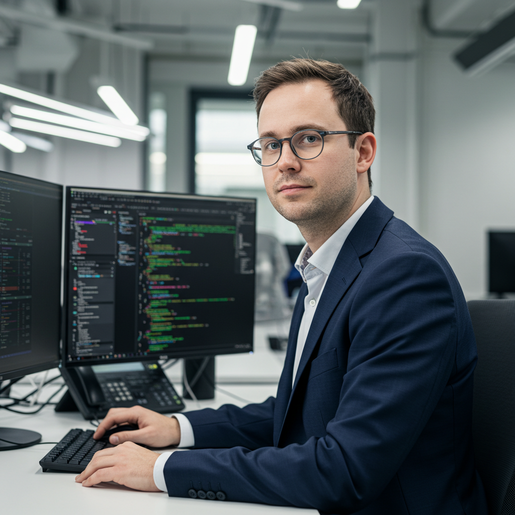 AI/ML professional using advanced machine learning tools