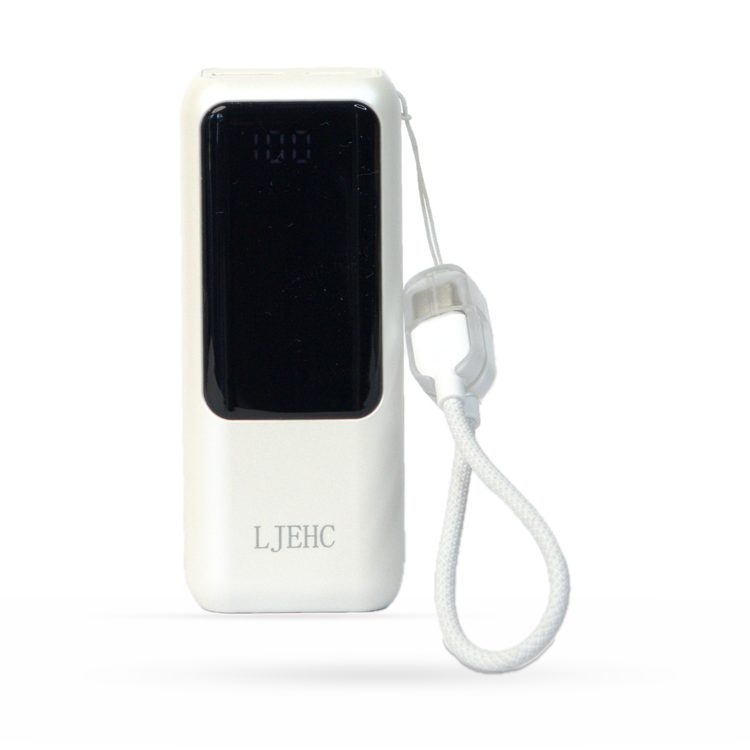10,000 mAh rechargeable power bank with digital display